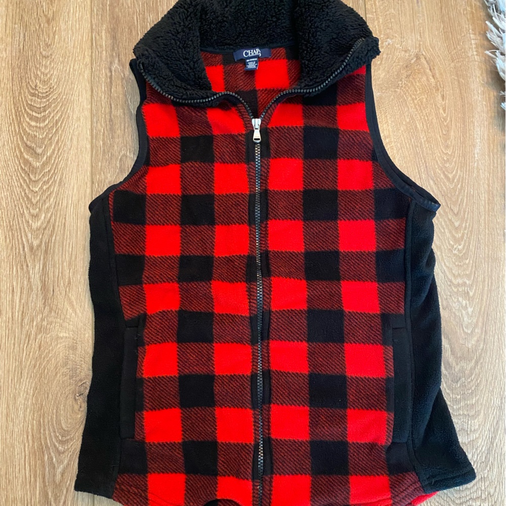 Chaps zip-up fleece